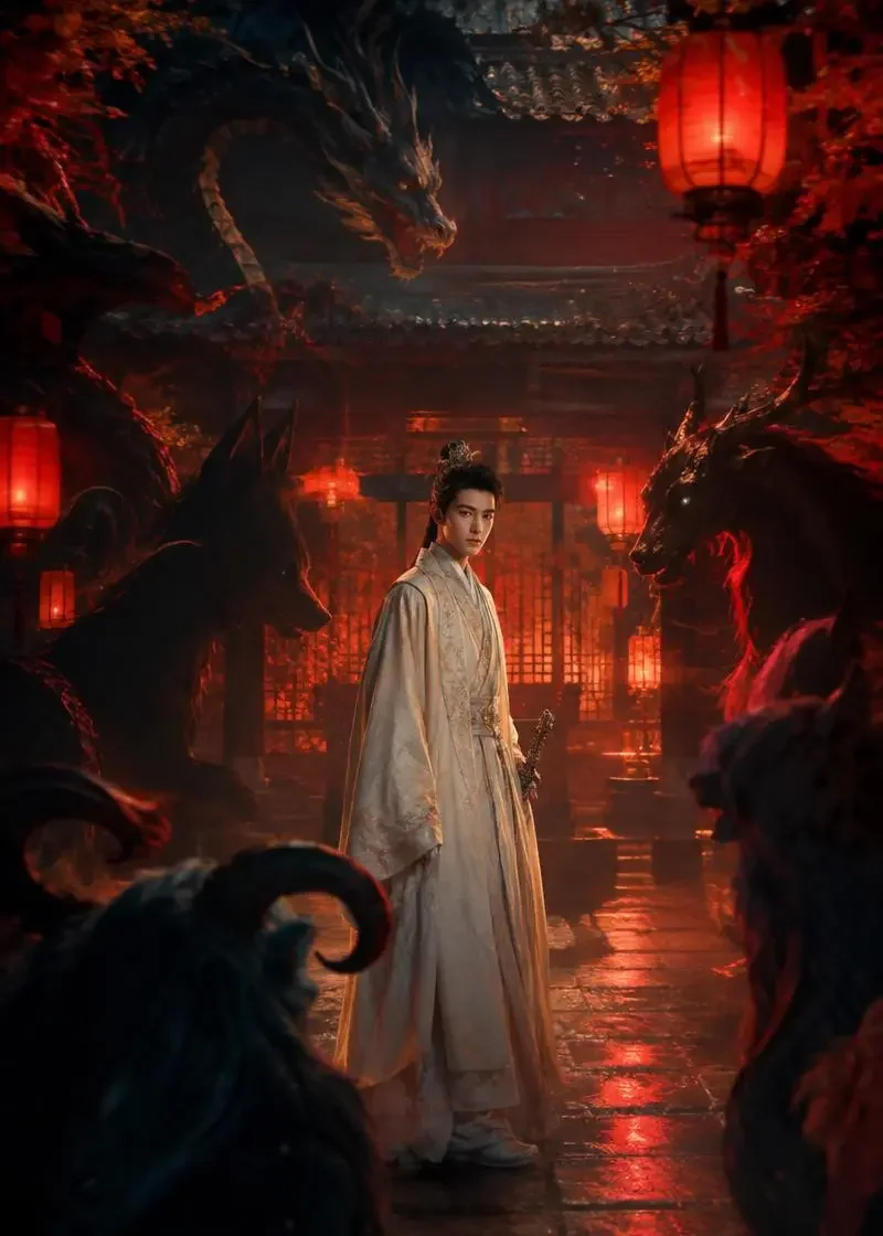 《满院亲戚全是上古大妖第五季》短剧封面海报，仙侠奇幻题材，共88集